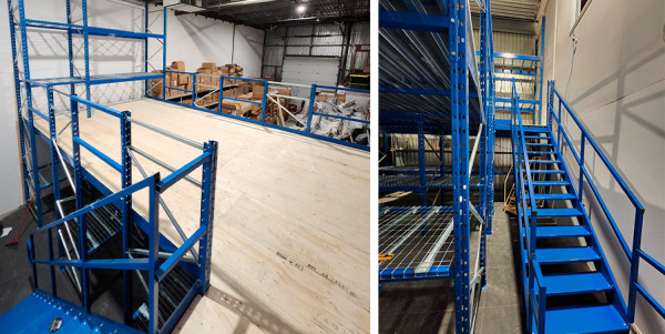 Projet de Mezzanine sur Structure de Racking Groupe ITC