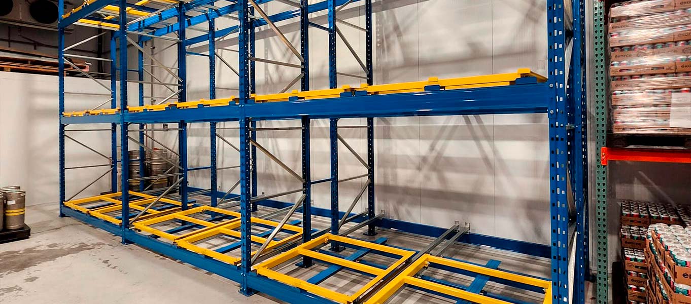 Palettier à gravité | Groupe ITC