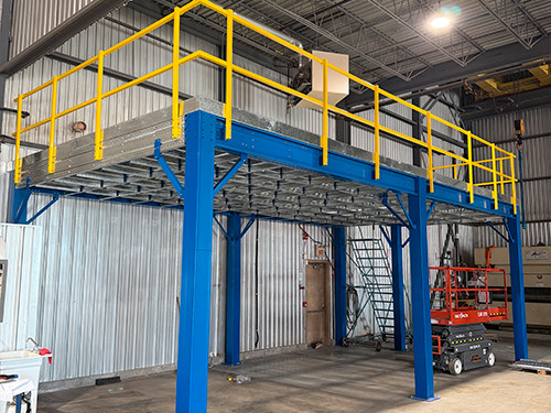 Mezzanine Structurelle en Acier – Fabrication Sur Mesure - Groupe ITC